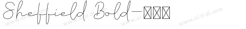 Sheffield Bold字体转换